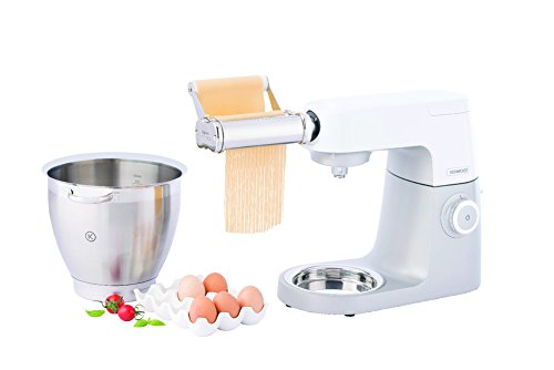 Kenwood KAX972ME Accesorio elaborador de pasta Tagliatelle/Fettucine compatible con robots de cocina Kenwood Chef y Kmix, acero inoxidable, plateado