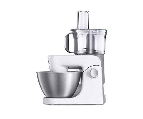 Kenwood KHH323WH 1000W 4.3L Gris, Color blanco - Robot de cocina (4,3 L, Gris, Color blanco, Giratorio, 1,5 L, Acero inoxidable, De plástico)