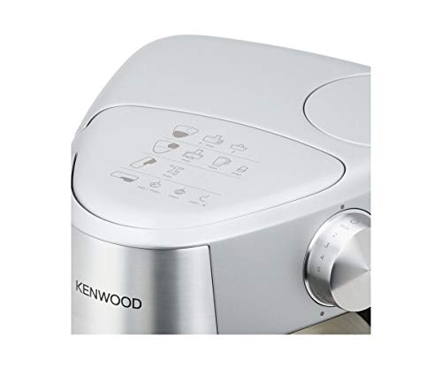 Kenwood Prospero+ KHC29.H0WH - Robot de cocina multifunción, bol 4.3 L, mezclar, batir y amasar, batidora de vaso de cristal 1.5 L, procesador de alimentos 1.4 L con 2 discos y exprimidor, plata