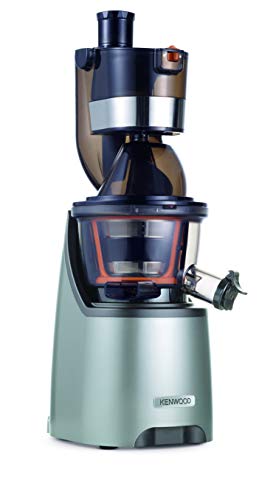 Kenwood PureJuice Pro Extractor de nutrientes, licuadora de zumos naturales, entrada dual alimentos, depósito para pulpa, función aclarado y tapón anti-goteo 240 W, 1.5 L, plástico, aluminio