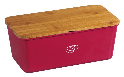 Kesper Brotbox - Panera para Guardar el Pan y para cortarlo (melamina, 340 x 180 x 130 mm)