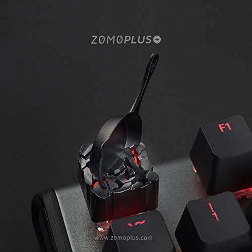 Keycap Teclado Mecánico Key Cap Diseño De Personalidad, Saucepan Modeling Pubg Game Theme Key Cap Llaves De Aleación De Aluminio Keycaps Eje Mx, Negro, China