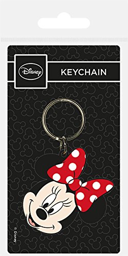 Keychain Disney - Llavero de Goma Minnie Head