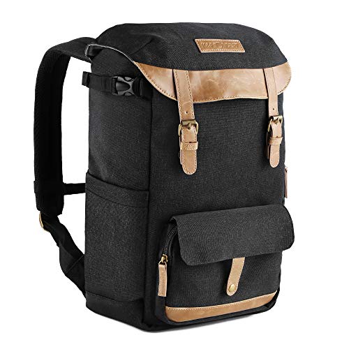 K&F Concept Mochila Impermeable para Cámara de Fotos y Trípode con Bolsillo para Laptop Portátil 11”