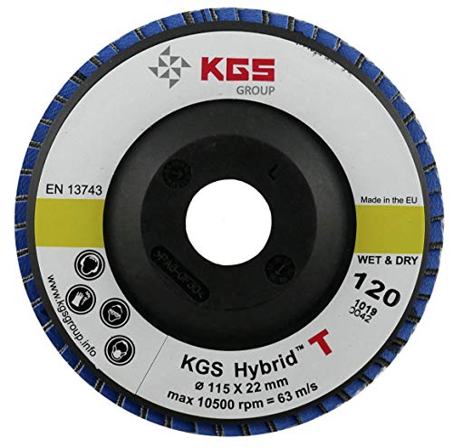 KGS Hybrid T - Discos de láminas diamantadas (grano 120)