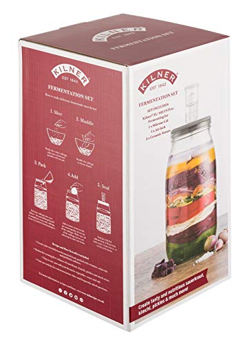 Kilner Molinillo de café Juego de tarros de fermentación 3 L Fermentación 3l