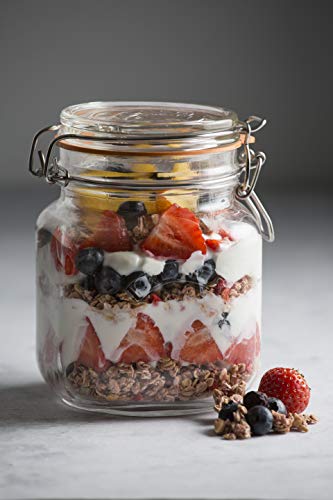 Kilner Rayware Tarro (1 litro, con tapón)