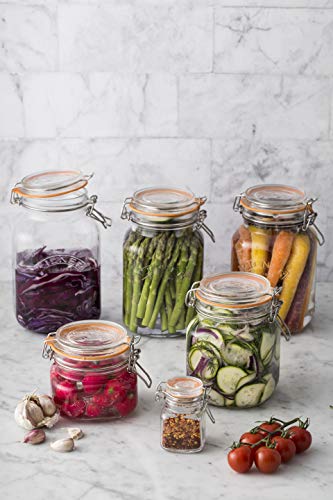 Kilner Rayware Tarro (1 litro, con tapón)