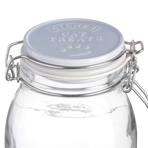 Kilner - Tarro de cristal con tapa de cerámica, 2 litros, 13,5 x 12,5 x 25,5 cm