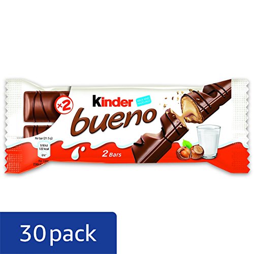 Kinder Bueno Chocolate Bars 44 g (Pack of 30)