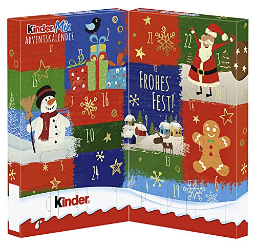 Kinder Navidad Mix Mesa-Calendario de Adviento, 127g