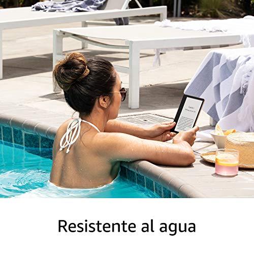 Kindle Oasis, ahora con luz cálida ajustable, resistente al agua, 32 GB, 4G gratis + wifi, grafito