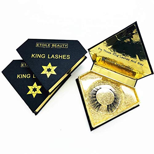 KING LASHES Etoile Beauty - Pestañas de visón sintético (Andrea)