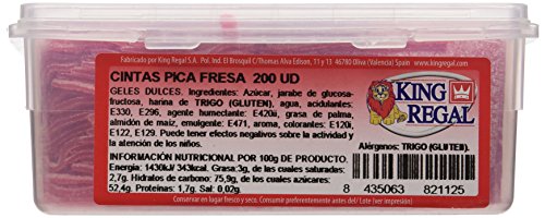 King Regal  Cintas Pica Fresa - estuche 200 unidades