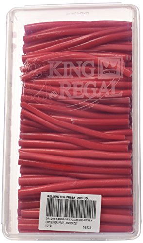 King Regal Rellenito Fresa - estuche 200 unidades