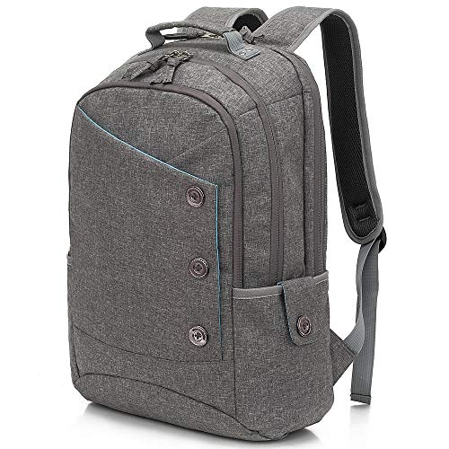 KINGSLONG Mochila Portatil 15.6 Pulgada Mochilas Hombre, Mochila Antirrobo Impermeable, Mochila Ordenador Portatil Backpack para el Laptop, Gris Mochilas