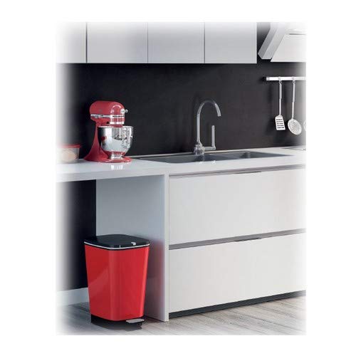 KIS Contenedor De Basura Chic L Rojo