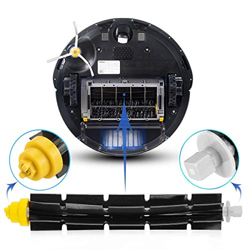 Kit de Accesorios para iRobot Roomba 600 Series, Recambios Repuestos para 600 605 610 614 615 616 620 621 625 630 631 632 635 639 640 650 651 660 665 670 671 676 680 681 690 691 695.