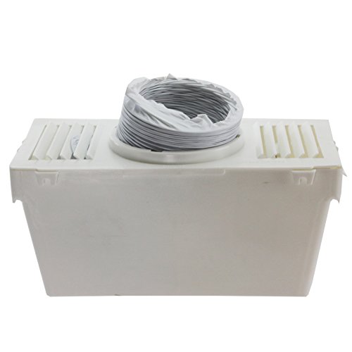 Kit de manguera de ventilación con 3 adaptadores, de Spares2go, para secadora White Knight, 1,2 m