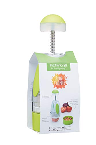 Kitchen Craft Healthy Eating Picador de Alimentos, Verde, 8.7 x 8.7 x 25.5 cm