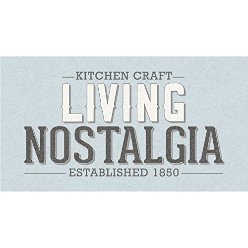 Kitchen Craft Living Nostalgia Lata para Te, Aluminio, Plateado, 56x7.33x1.17 cm