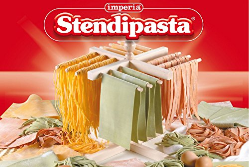 Kitchen Craft STENDIPASTA Secador de Pasta, Madera, Beige, 33x14x6 cm