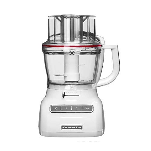 KitchenAid 5KFP1325EWH - Robot de cocina, 3,1 l, 300 W, 50 Hz, color gris y negro