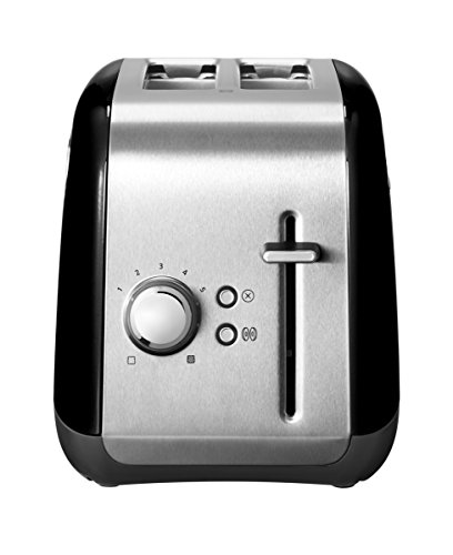 KitchenAid 5KMT2115EOB - Tostador (2 rebanada(s), Negro, Metal, Botones, Giratorio, 220-240 V, 50 - 60 Hz)