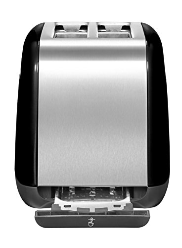 KitchenAid 5KMT2115EOB - Tostador (2 rebanada(s), Negro, Metal, Botones, Giratorio, 220-240 V, 50 - 60 Hz)