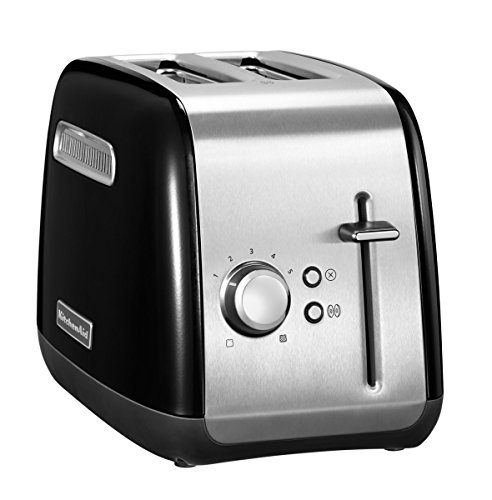 KitchenAid 5KMT2115EOB - Tostador (2 rebanada(s), Negro, Metal, Botones, Giratorio, 220-240 V, 50 - 60 Hz)