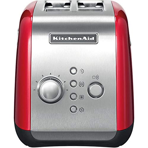 Kitchenaid 5KMT221EER - Tostadora, color rojo y plateado