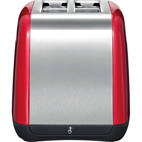 Kitchenaid 5KMT221EER - Tostadora, color rojo y plateado