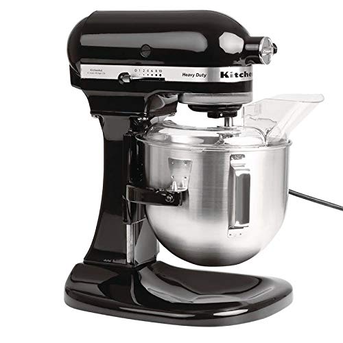 KitchenAid 5KPM5BOB Heavy Duty-Máquina de Cocina (4,8 L), ónix negro