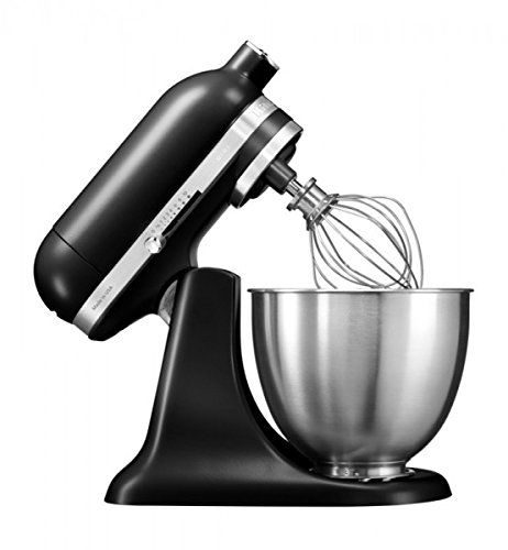 KitchenAid 5KSM3311X - Robot de cocina (3,3 L, Negro, palanca, 200 RPM, 1,219 m, CC)