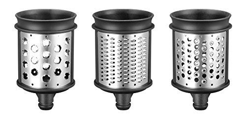 KitchenAid 5KSMEMVSC Attachment set batidora y accesorio para mezclar alimentos - Accesorio procesador de alimentos (81 mm, 81 mm, 123 mm, 650 g, 151 mm, 312 mm) Plata