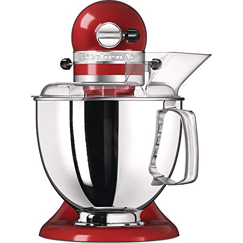 KitchenAid Artisan 5KSM175PS Robot de cocina (4,8 L, Rojo, palanca, 220 RPM, Acero inoxidable, 300 W)