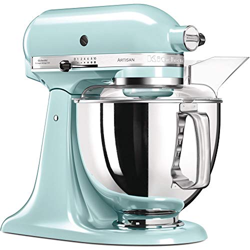 KitchenAid Artisan - Robot de cocina (4,8 L, Azul, palanca, 220 RPM, 1,454 m, AC)