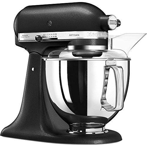 KitchenAid Artisan - Robot de cocina (4,8 L), color negro