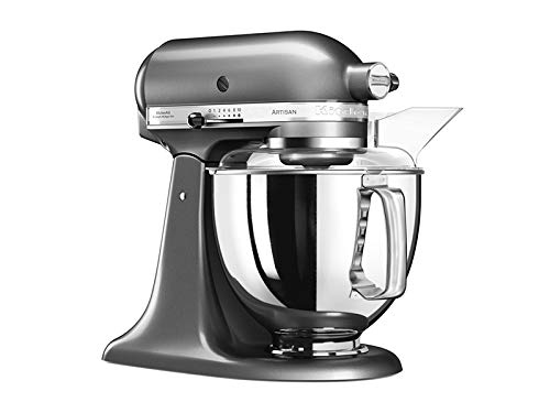 KitchenAid Artisan - Robot de cocina (4,8 L, Plata, palanca, 220 RPM, 1,454 m, AC)