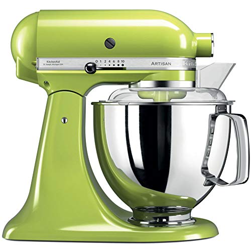 KitchenAid Artisan - Robot de cocina (4,8 L, Verde, palanca, 220 RPM, 1,454 m, AC)