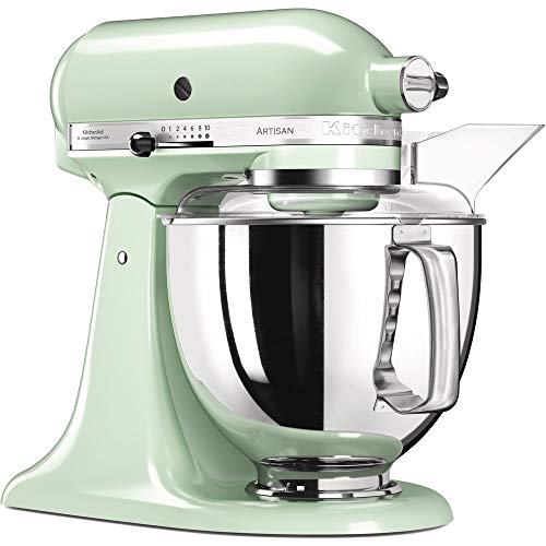 KitchenAid Artisan - Robot de cocina (4,8 L, Verde, palanca, 220 RPM, 1,454 m, AC)