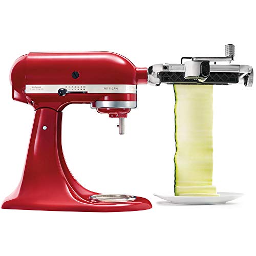 KitchenAid KSMSCA Eléctrico Rojo rebanadora - Cortafiambres (Rojo)