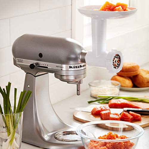 KitchenAid Meat Grinder - Picadora de carne, color blanco