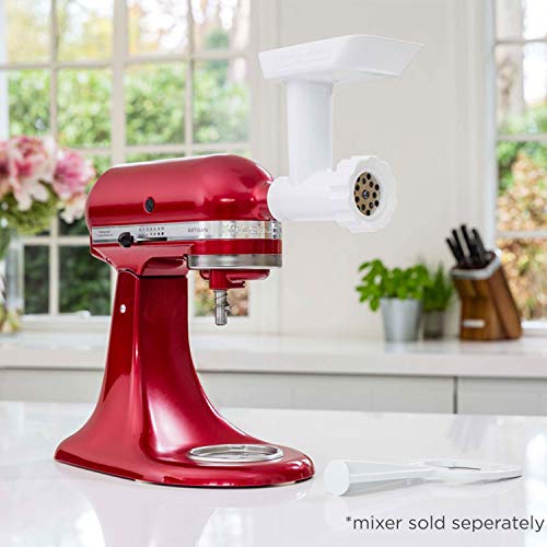 KitchenAid Meat Grinder - Picadora de carne, color blanco