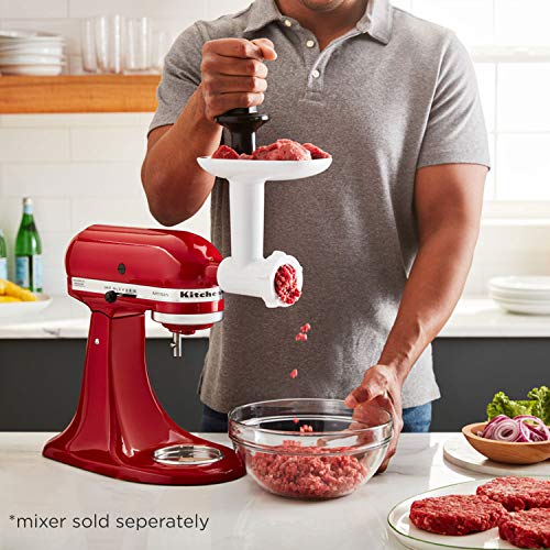 KitchenAid Meat Grinder - Picadora de carne, color blanco