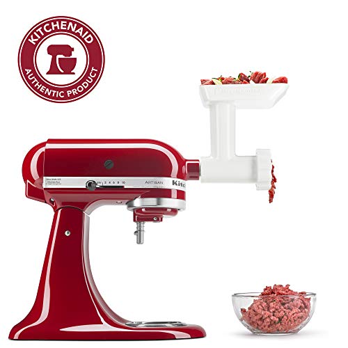 KitchenAid Meat Grinder - Picadora de carne, color blanco