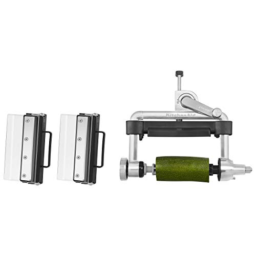 KitchenAid Vegetable Sheet Cutter Cortador DE VERDURA EN LÁMINAS 5KSMSCA, 18/8 Stainless Steel, metálico