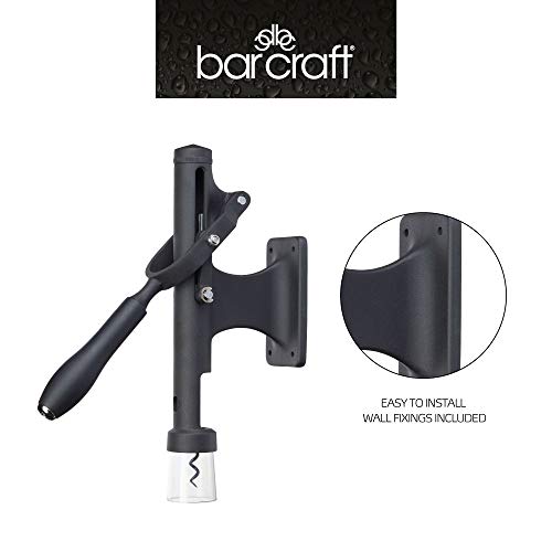 KitchenCraft BCWALLBO - Sacacorchos vertical, color negro