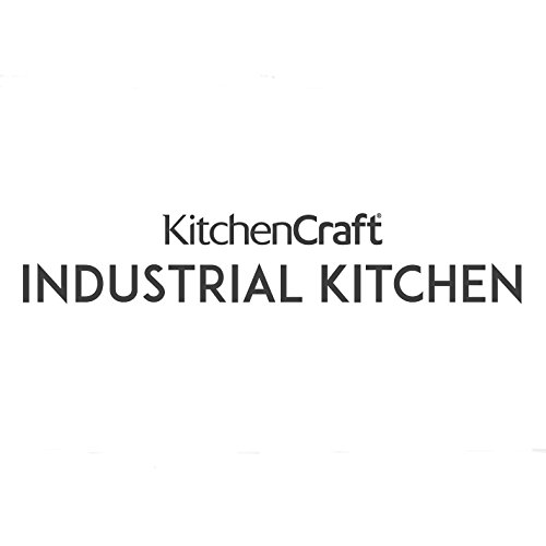 Kitchencraft Industrial plegable cocina de almacenamiento con ruedas de madera bloque de carnicero, 80 x 51 x 90 cm (31.5 "x 20" (67,3 x 90,1 cm), de acero al carbono, gris, 83 x 51 x 91 cm