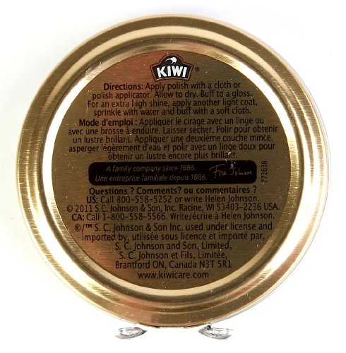 Kiwi - Pasta para pulir zapatos, 1-1/8 oz, paquete de 3, Cordovan